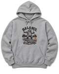 Balance Is Optional Hoodie - Sport Grey