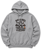 Balance Is Optional Hoodie - Sport Grey