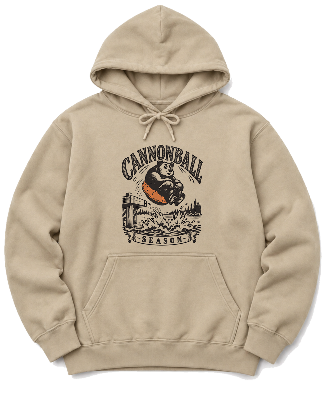 Cannonball Season Hoodie - Sand