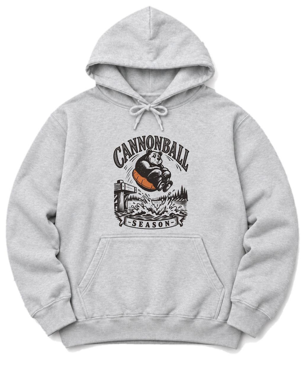 Cannonball Season Hoodie - Ash