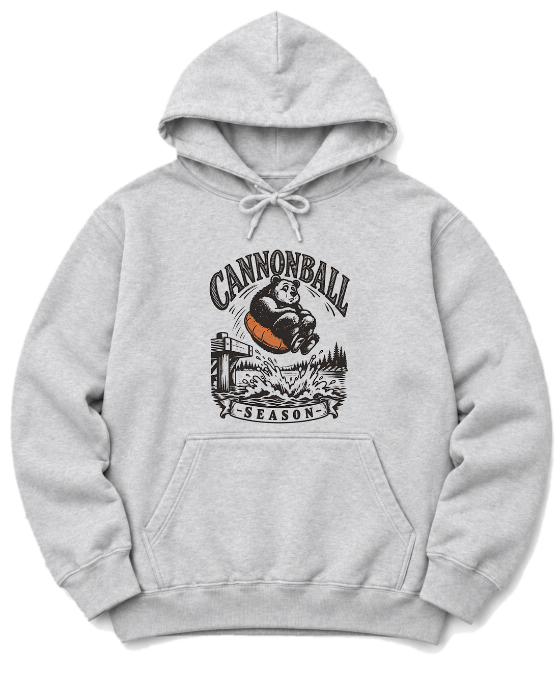 Cannonball Season Hoodie - Ash