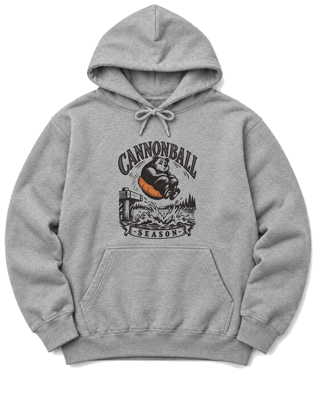 Cannonball Season Hoodie - Sport Grey