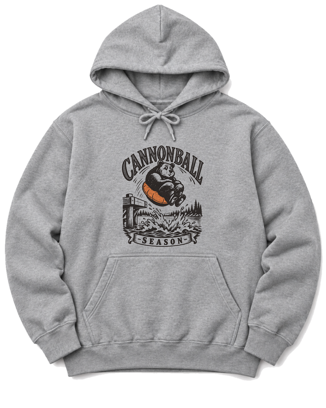 Cannonball Season Hoodie - Sport Grey