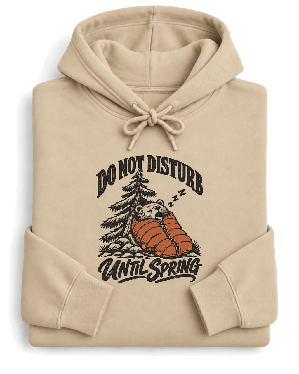 Do Not Disturb Until Spring Hoodie - Sand