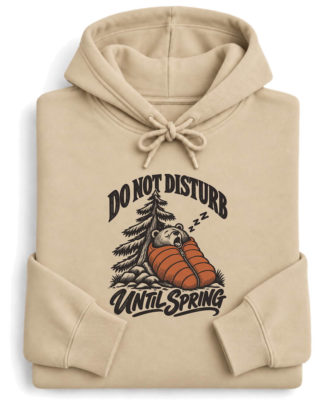 Do Not Disturb Until Spring Hoodie - Sand
