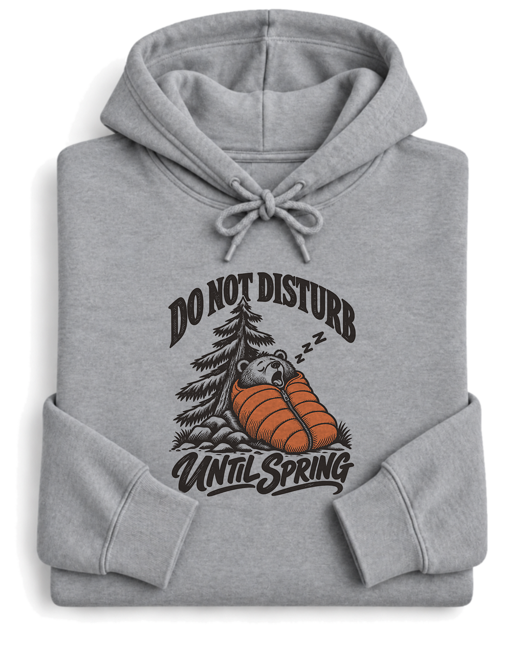 Do Not Disturb Until Spring Hoodie - Sport Grey