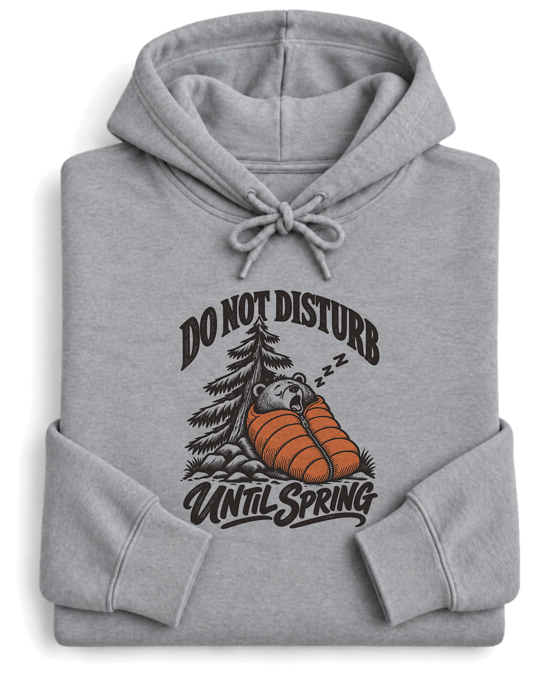 Do Not Disturb Until Spring Hoodie - Sport Grey