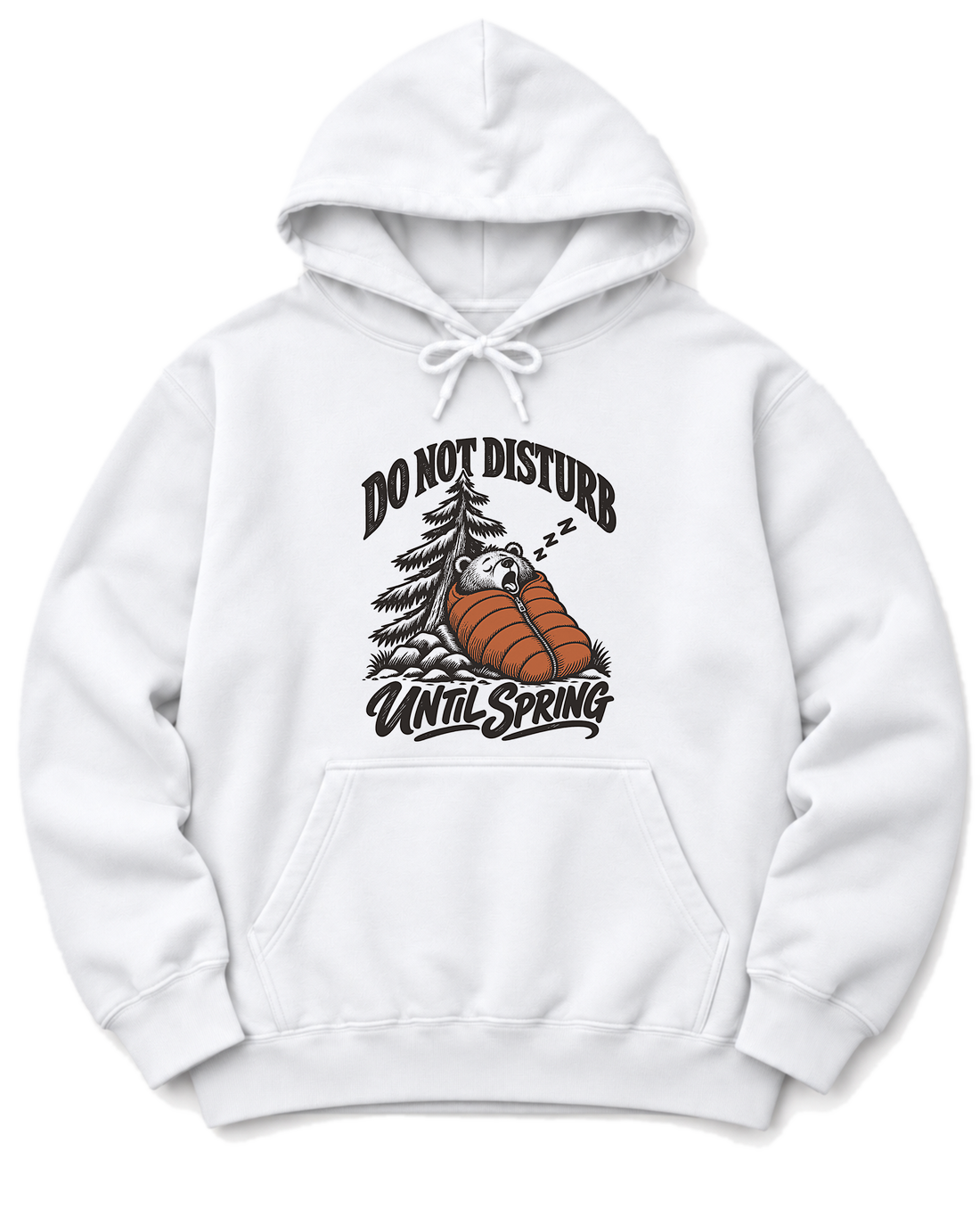 Do Not Disturb Until Spring Hoodie - White