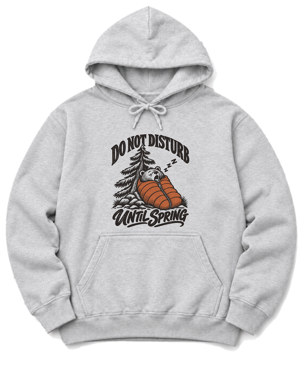 Do Not Disturb Until Spring Hoodie - Ash