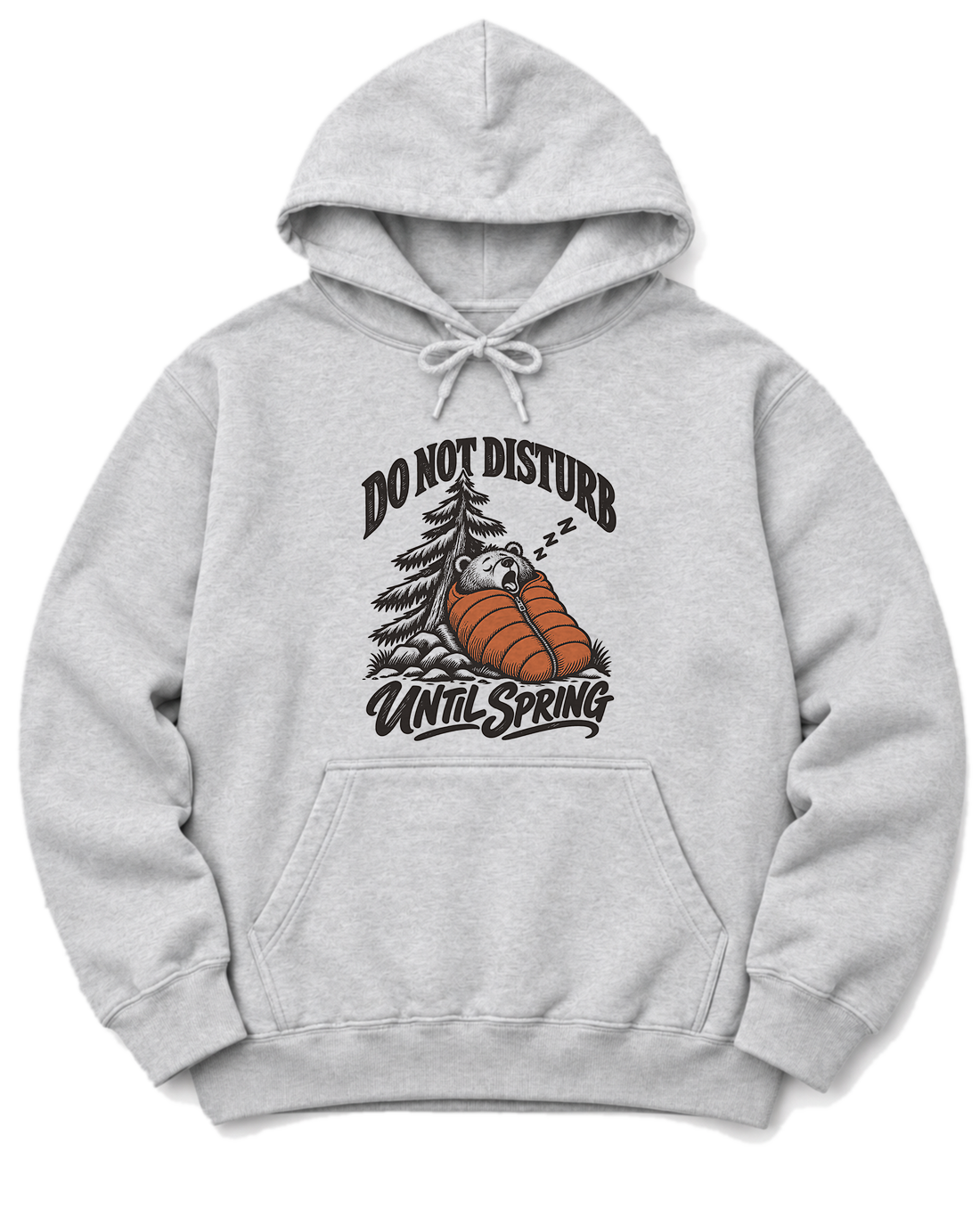 Do Not Disturb Until Spring Hoodie - Ash