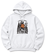 Pretty Sure It's This Way Hoodie - White