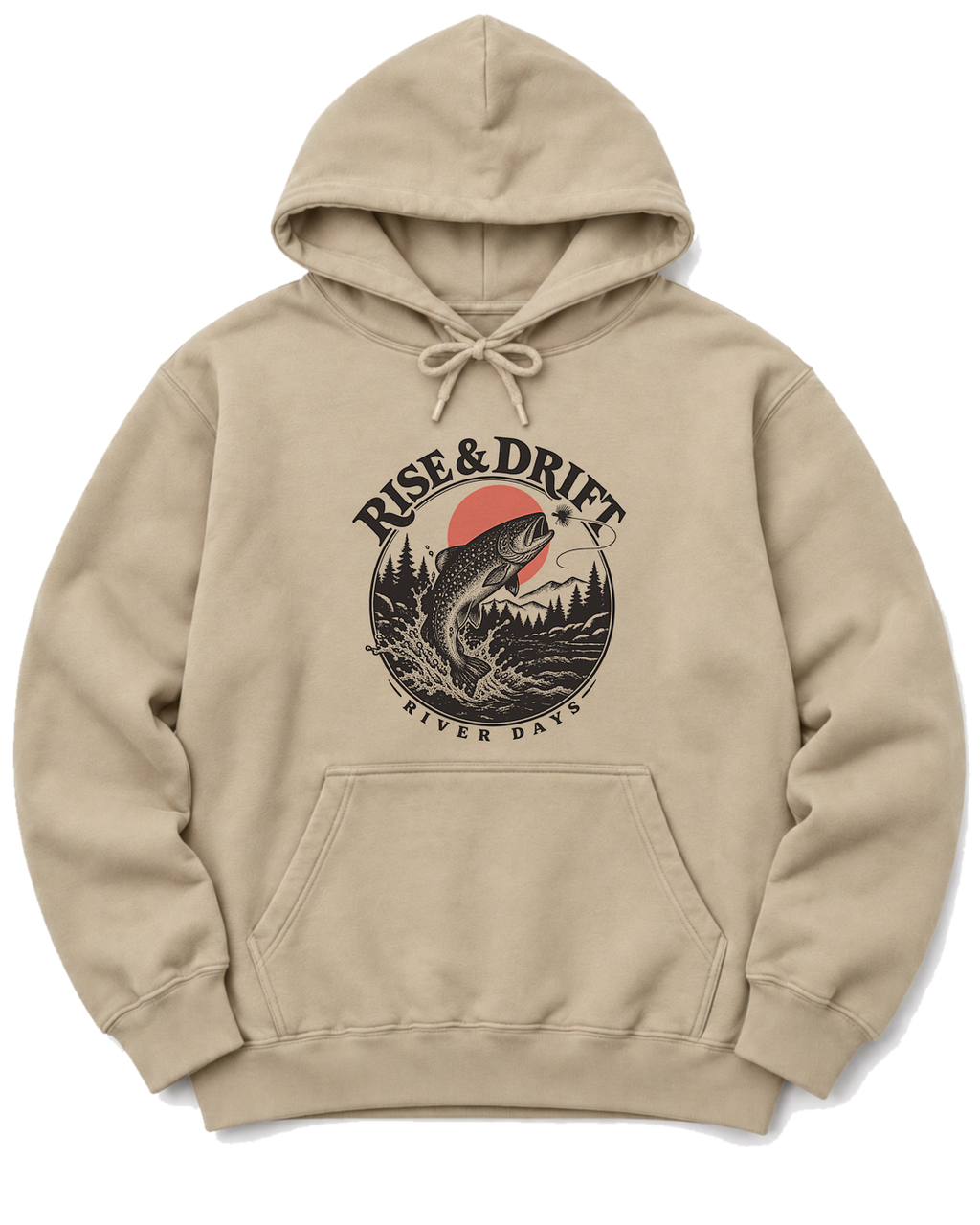 Rise & Drift Hoodie - Sand