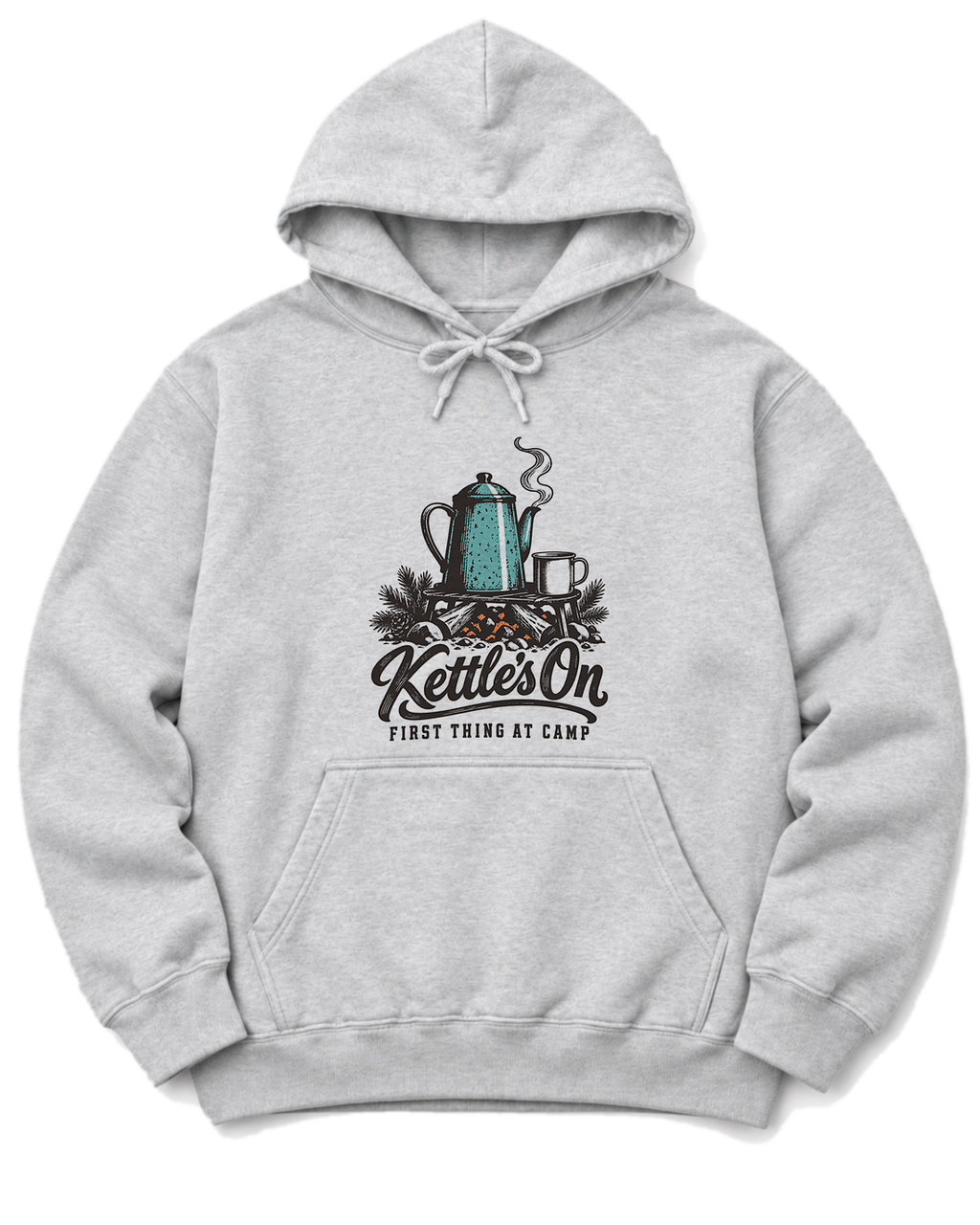 Kettle's On Hoodie - Ash