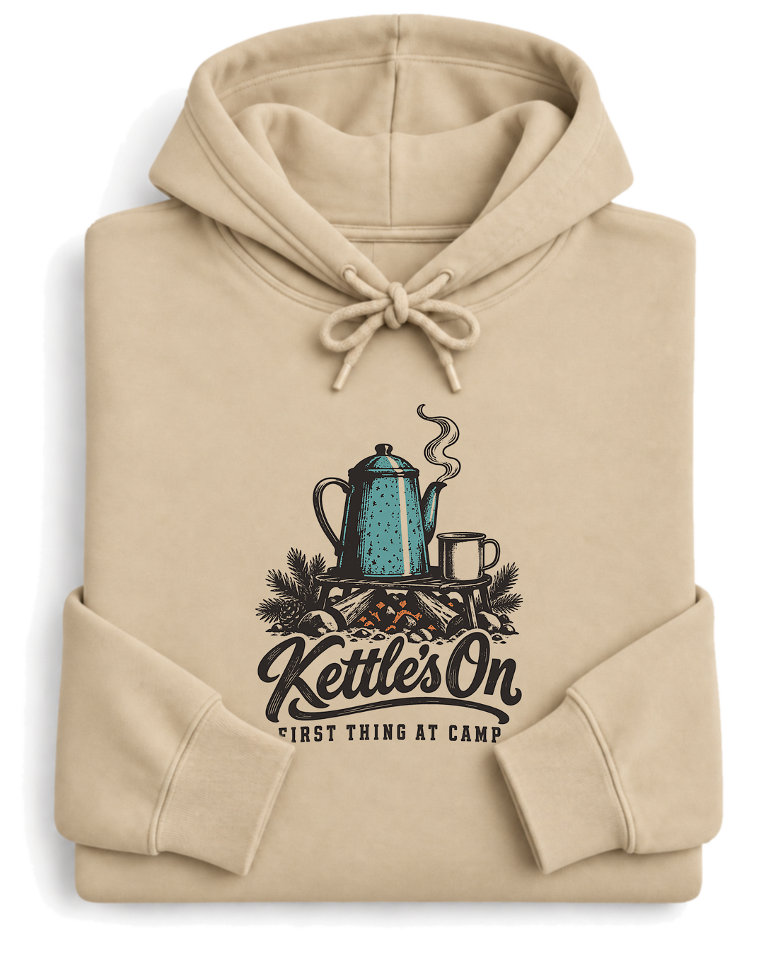 Kettle's On Hoodie - Sand