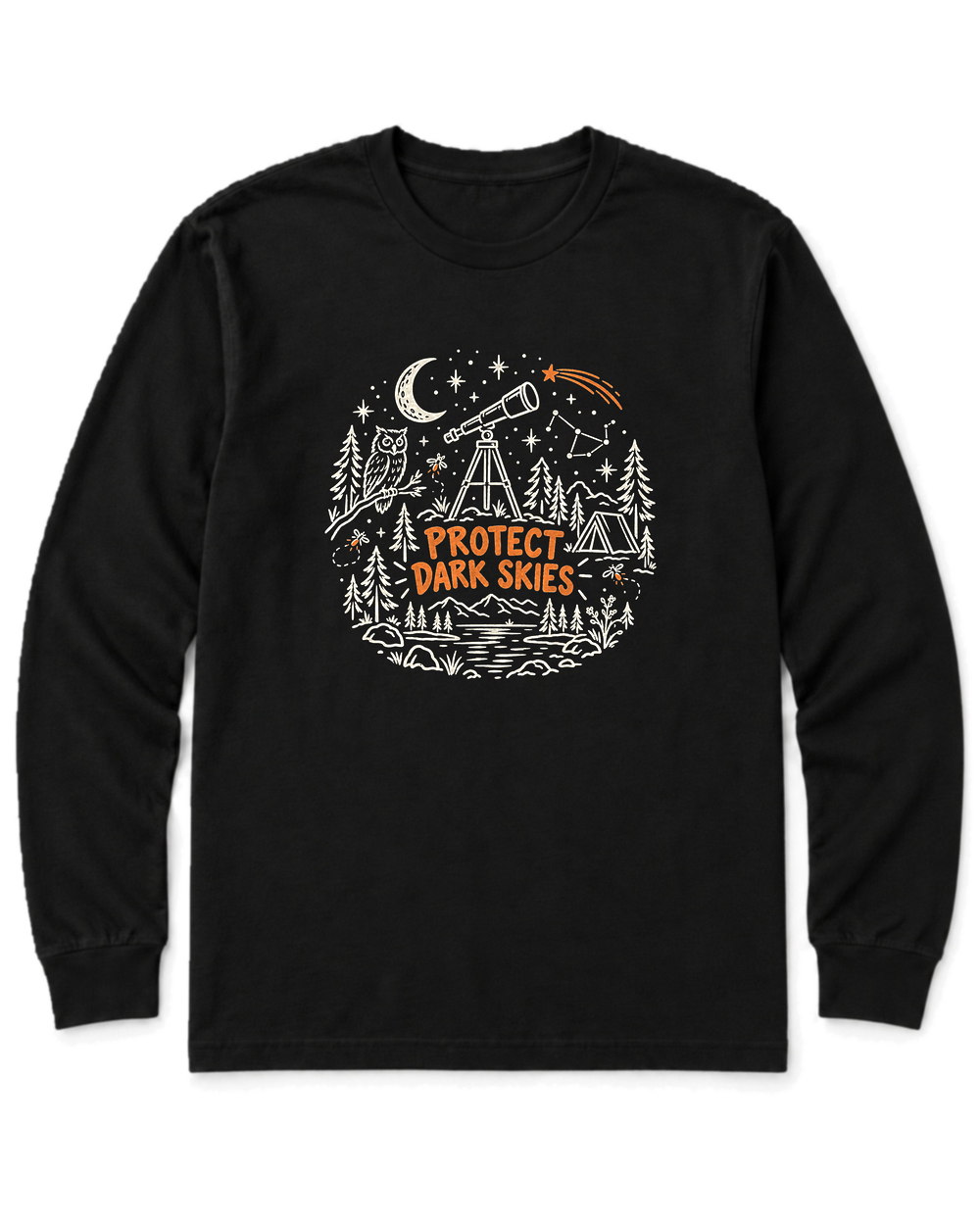Protect Dark Skies Long Sleeve Shirt