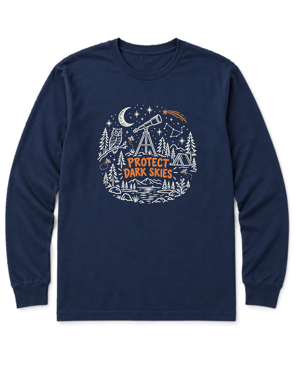 Protect Dark Skies Long Sleeve Shirt