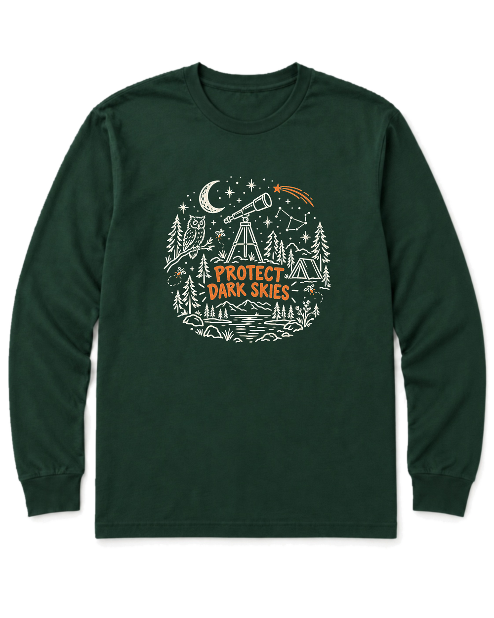 Protect Dark Skies Long Sleeve Shirt
