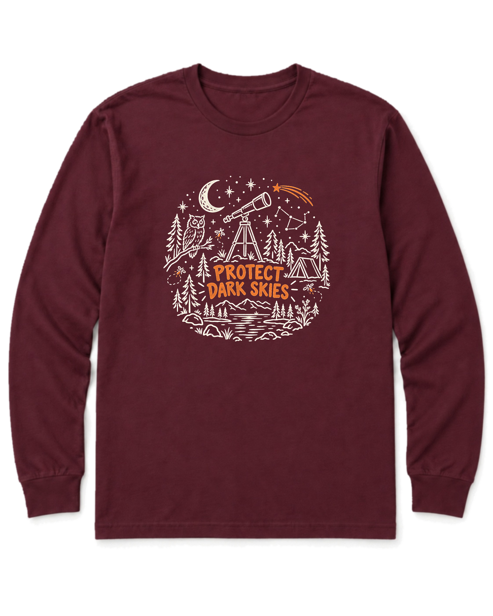 Protect Dark Skies Long Sleeve Shirt