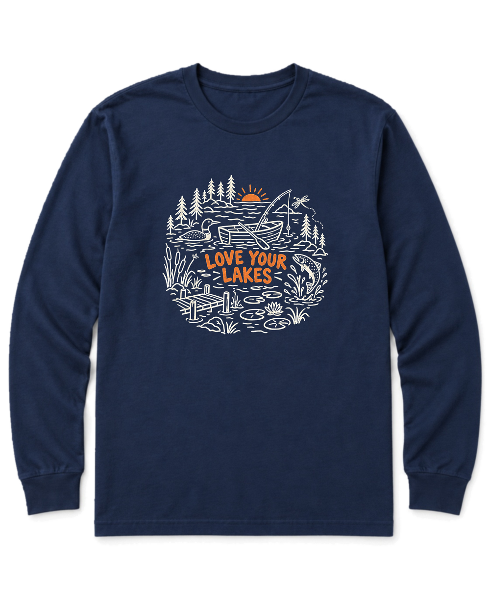 Love Your Lakes Long Sleeve Shirt