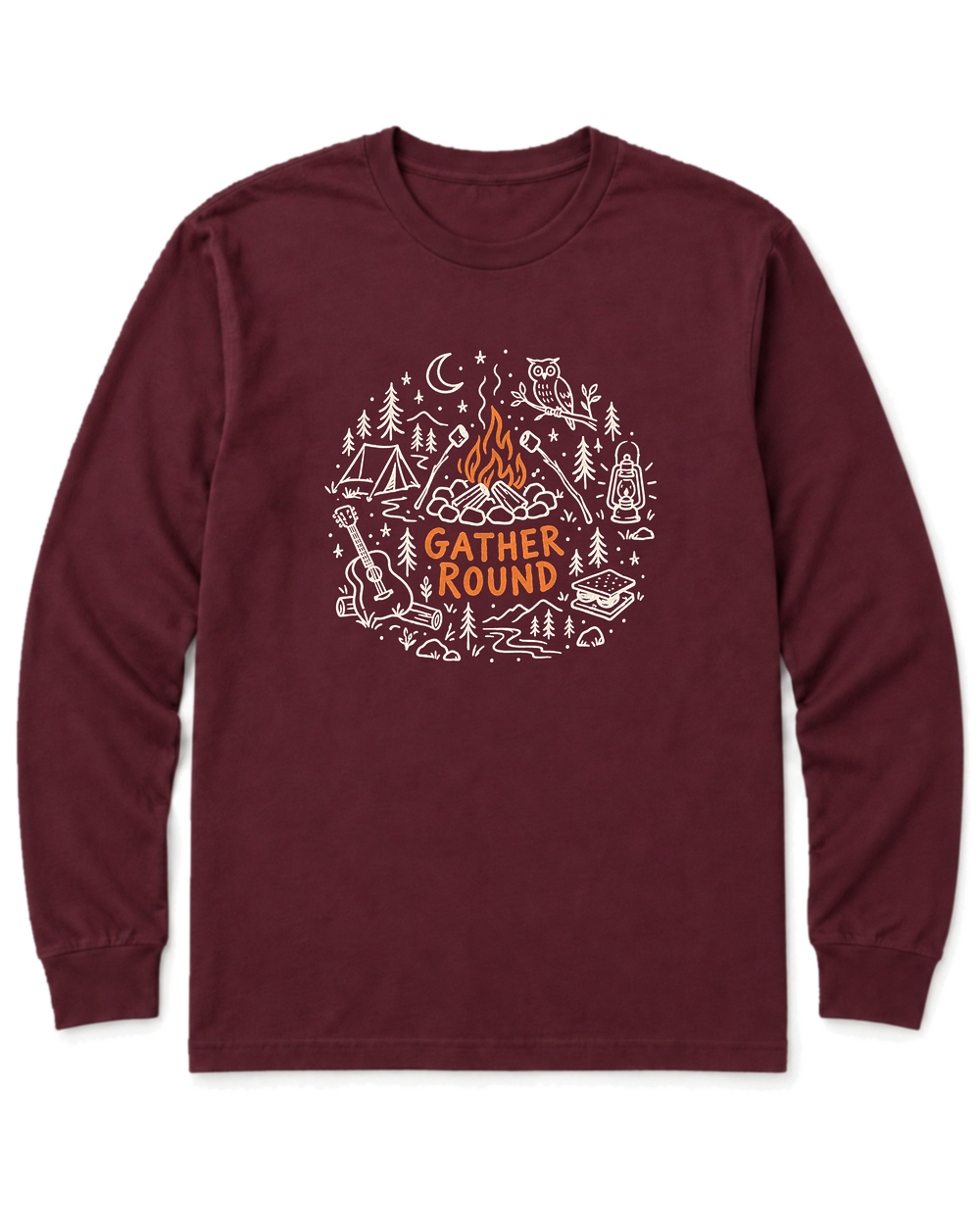 Gather Round Long Sleeve Shirt