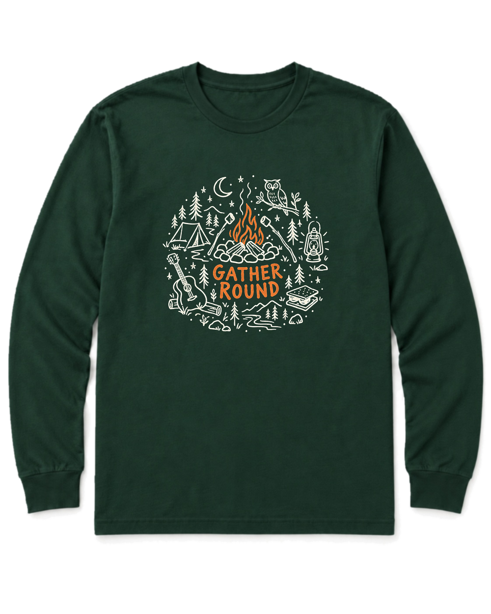 Gather Round Long Sleeve Shirt