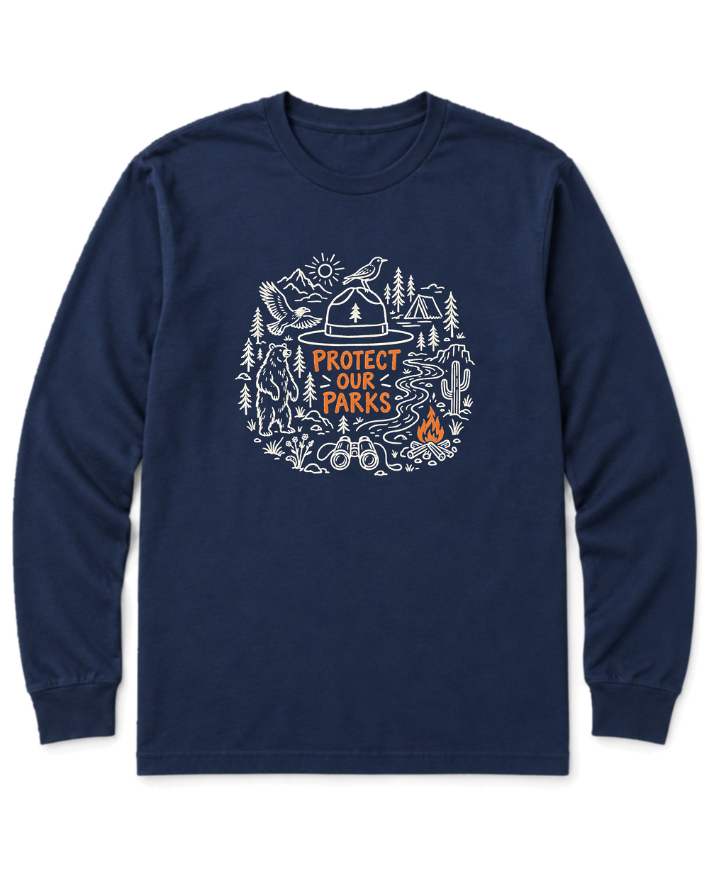 Protect Our Parks Long Sleeve Shirt