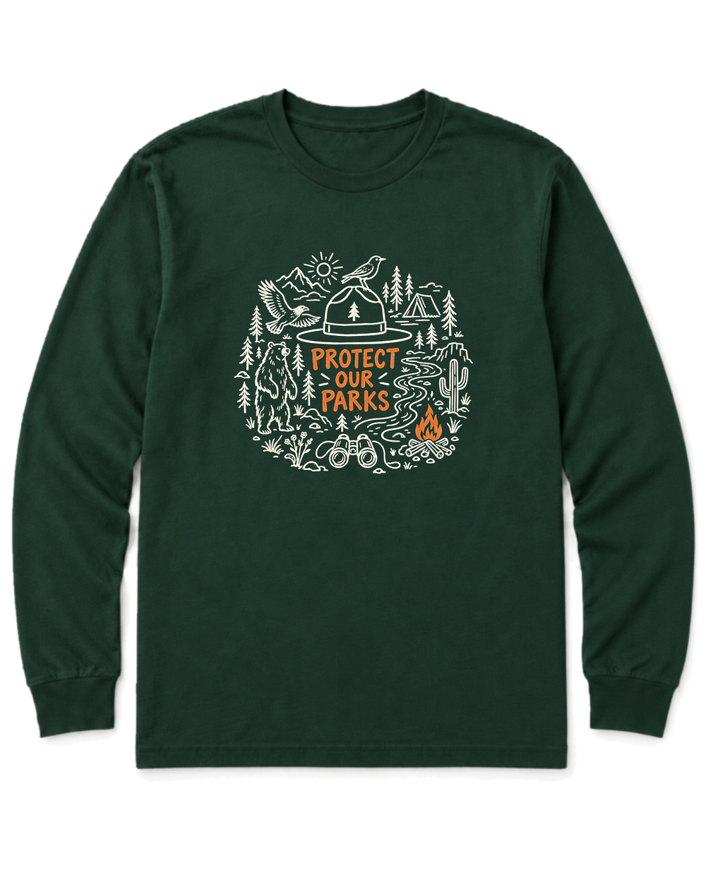 Protect Our Parks Long Sleeve Shirt