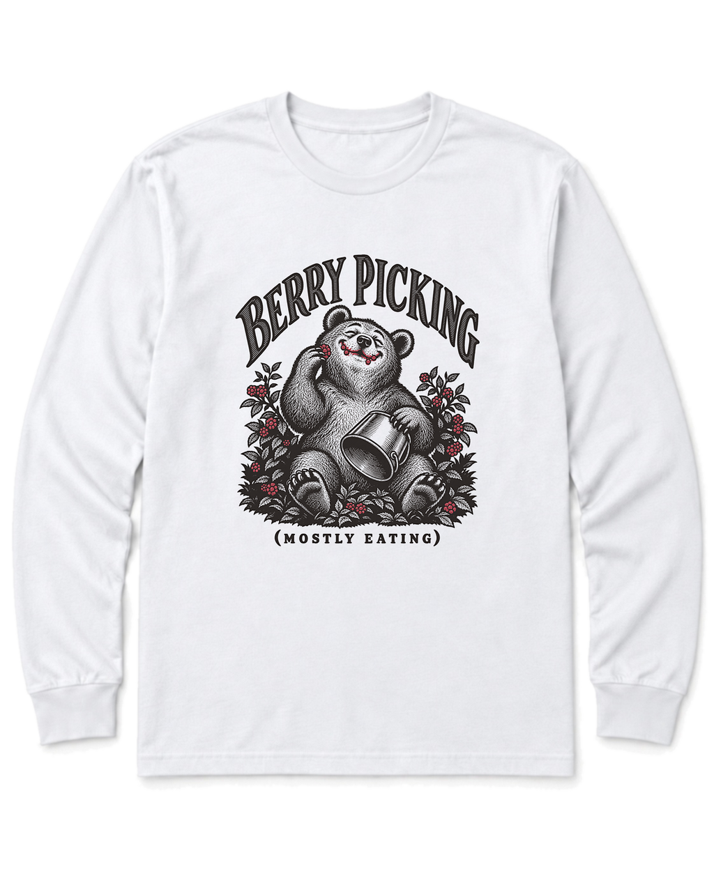 Berry Picking (Mostly Eating) Long Sleeve Shirt