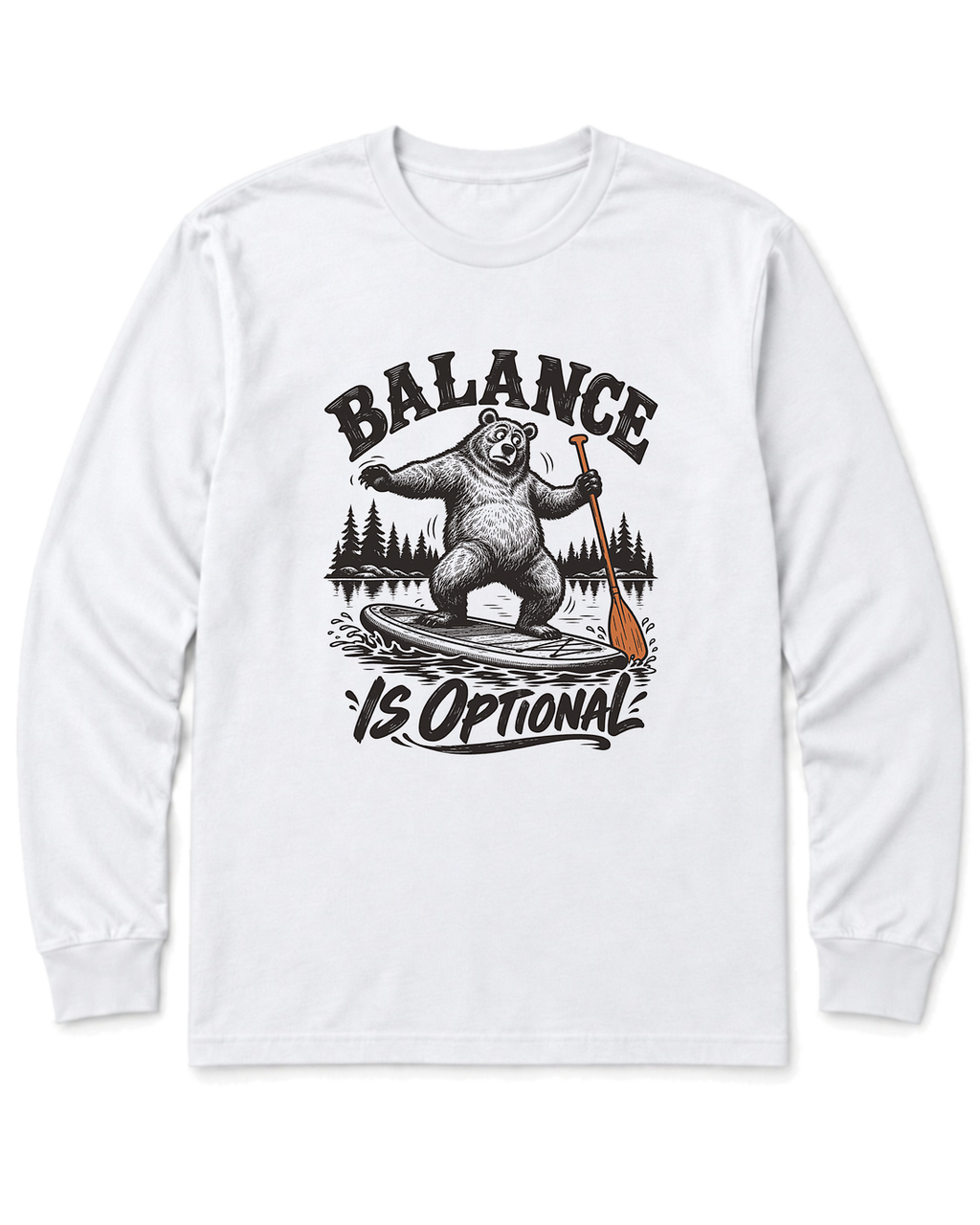 Balance Is Optional Long Sleeve Shirt