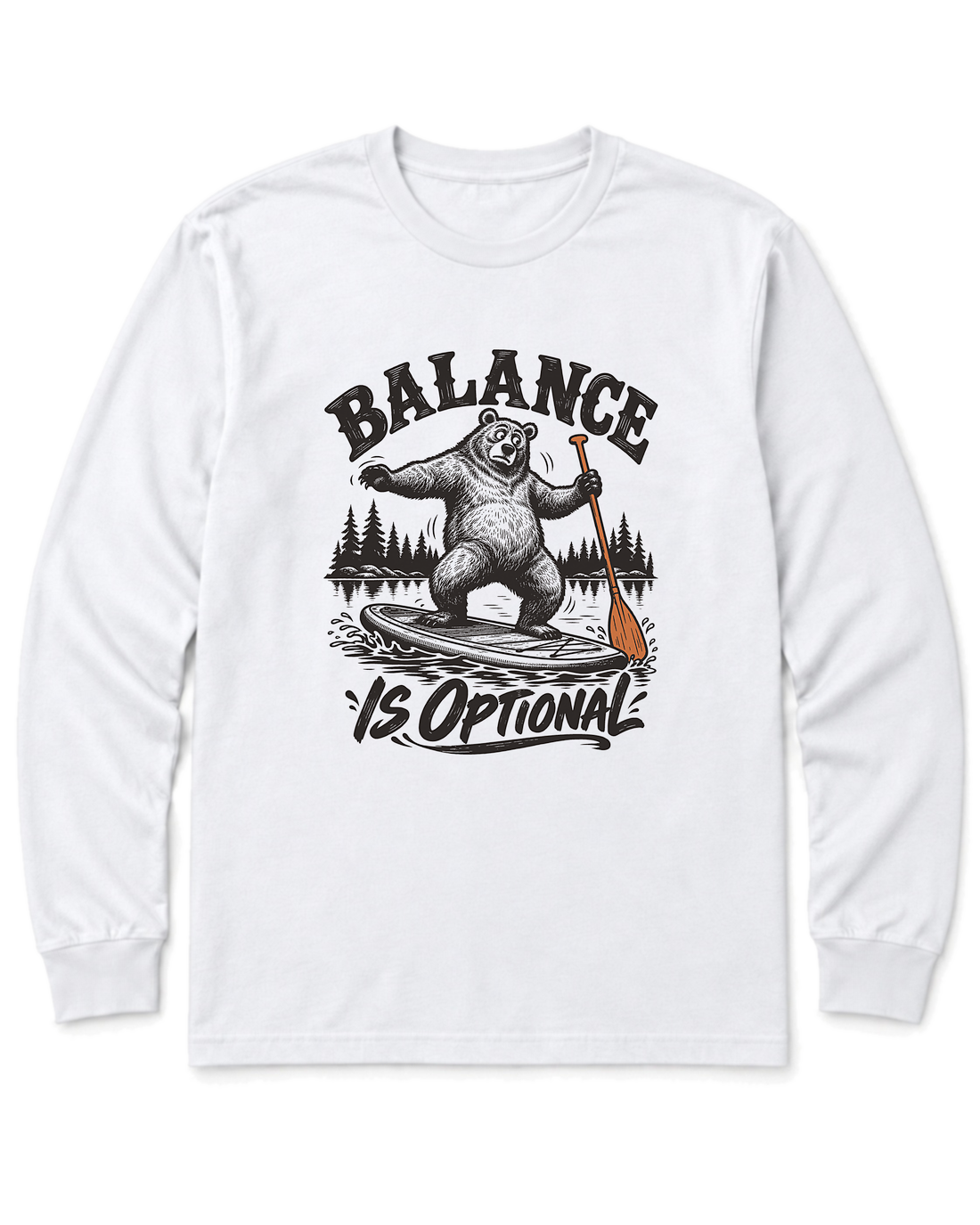 Balance Is Optional Long Sleeve Shirt