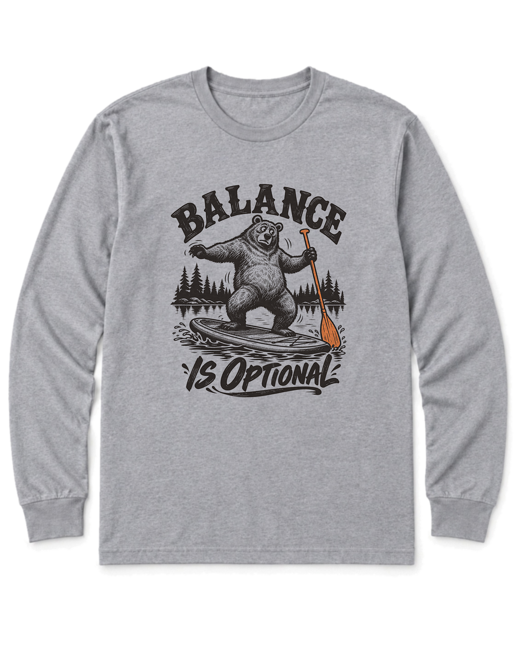 Balance Is Optional Long Sleeve Shirt