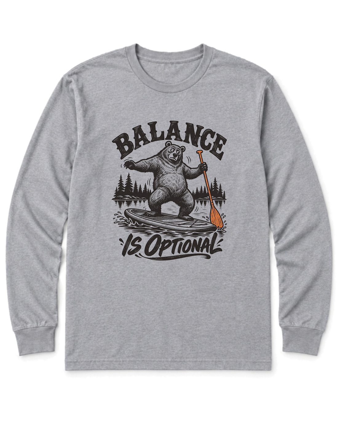 Balance Is Optional Long Sleeve Shirt