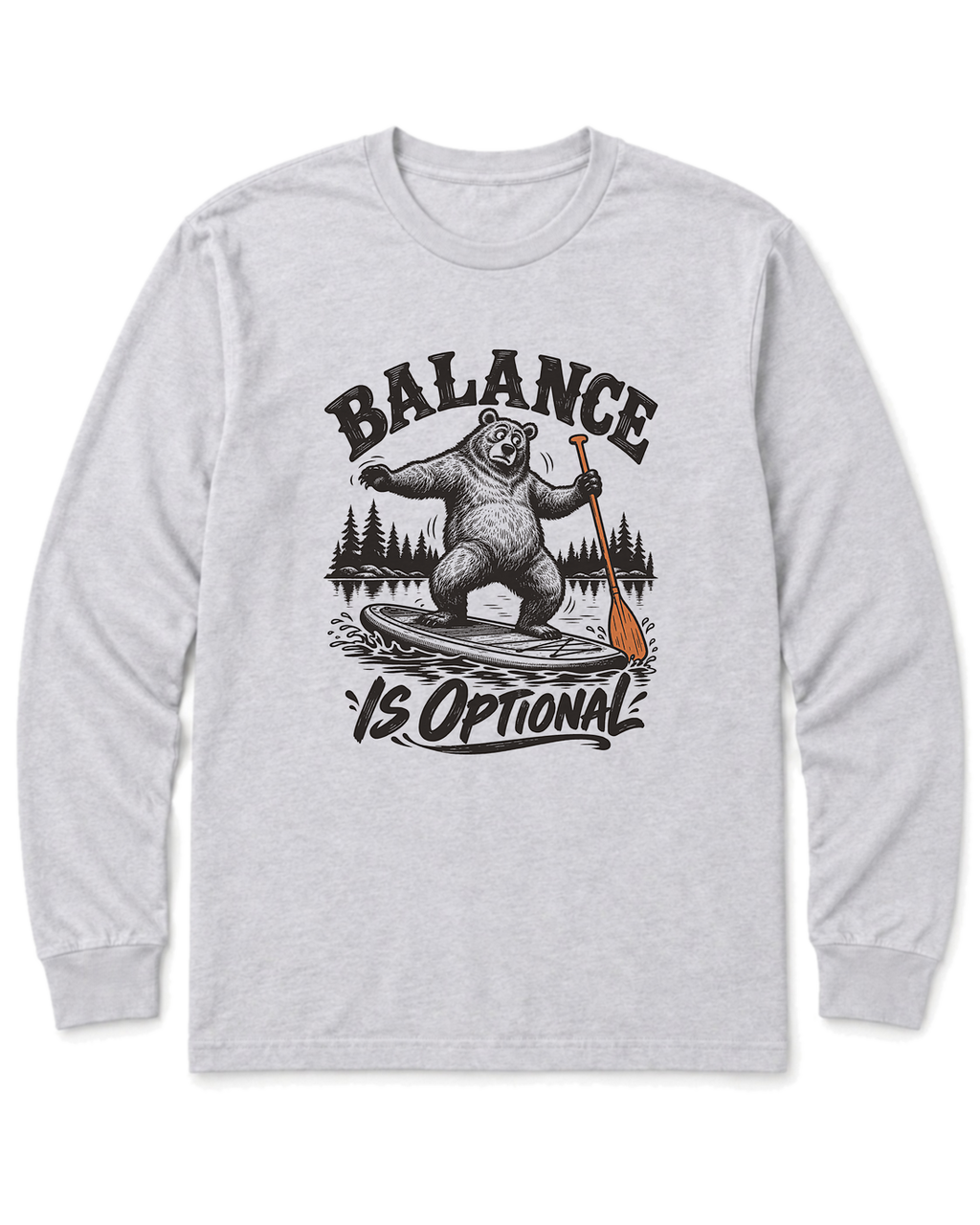 Balance Is Optional Long Sleeve Shirt