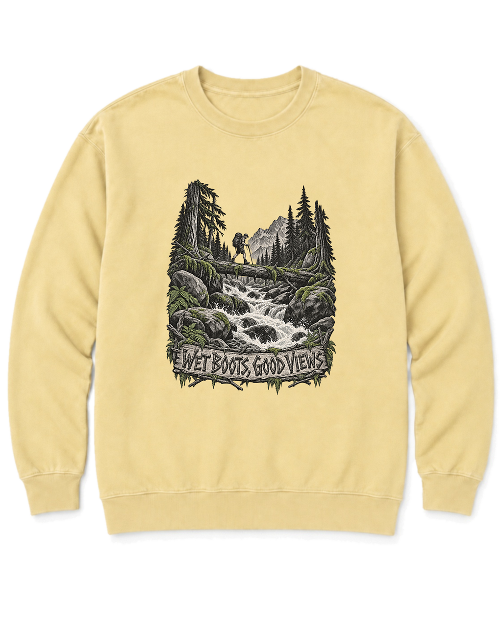 Wet Boots Good Views Sweatshirt