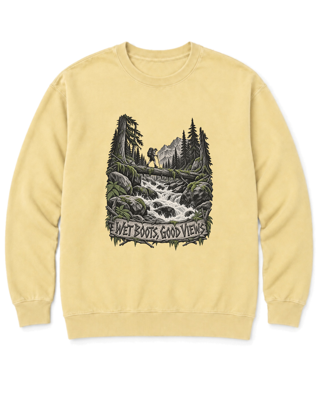 Wet Boots Good Views Sweatshirt