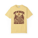 Out of Breath Hiking Society Log Steps T-Shirt