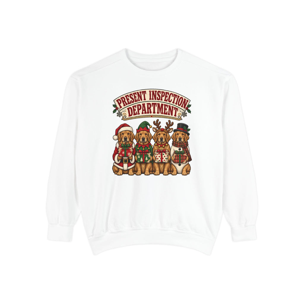 Present Inspection Department Sweatshirt – White