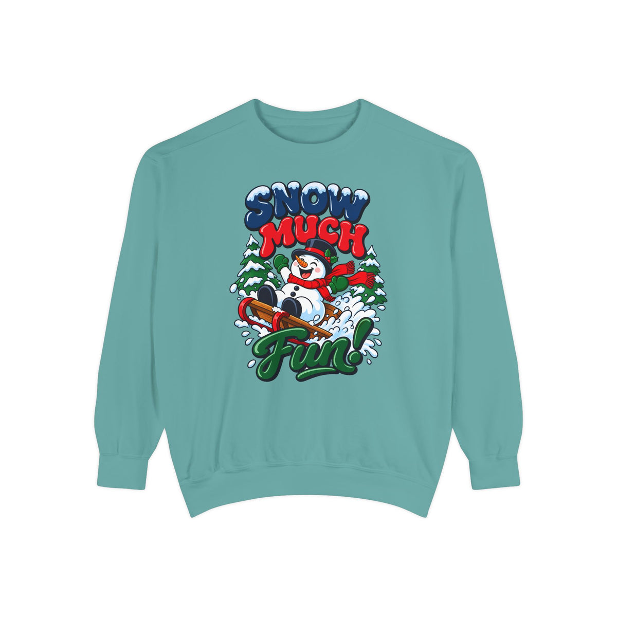 Snow Much Fun Sweatshirt – Seafoam