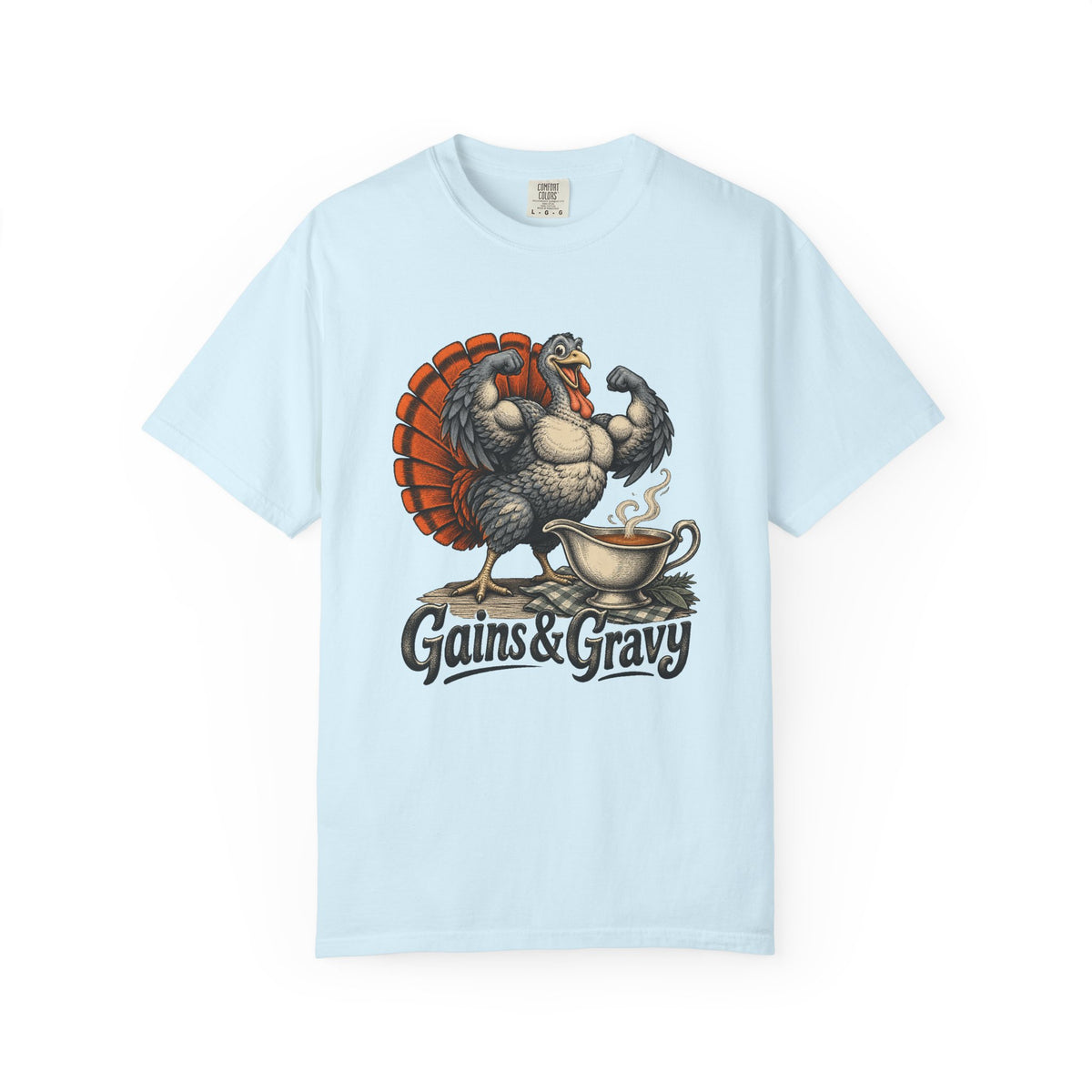 Gains & Gravy T-Shirt – Chambray
