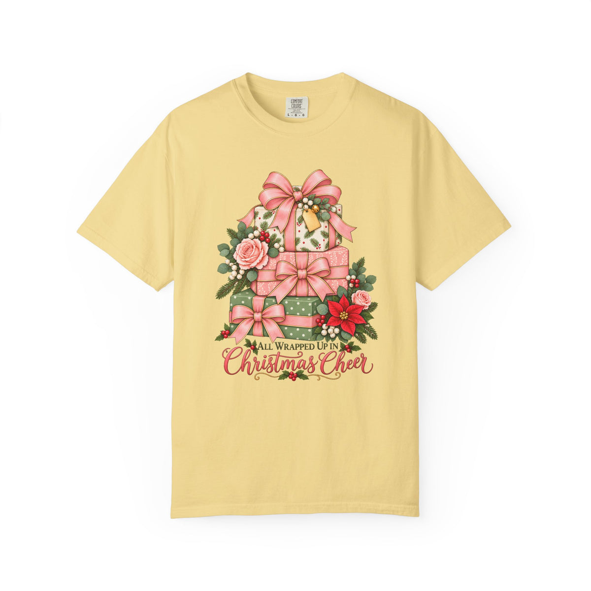 All Wrapped Up in Christmas Cheer T-Shirt – Butter