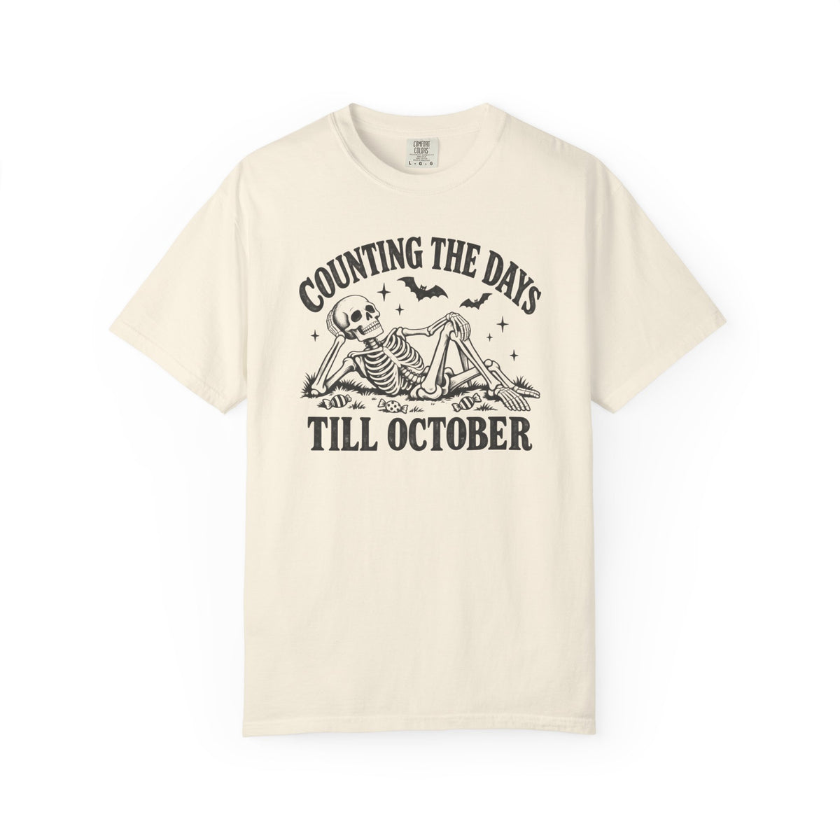 Counting the Days Till October T-Shirt – Ivory