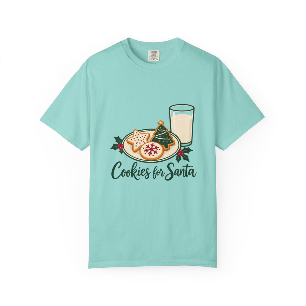 Cookies for Santa T-Shirt – Chalky Mint