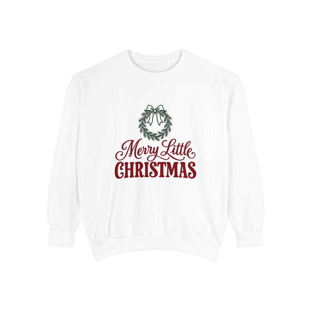 Merry Little Christmas Sweatshirt – White
