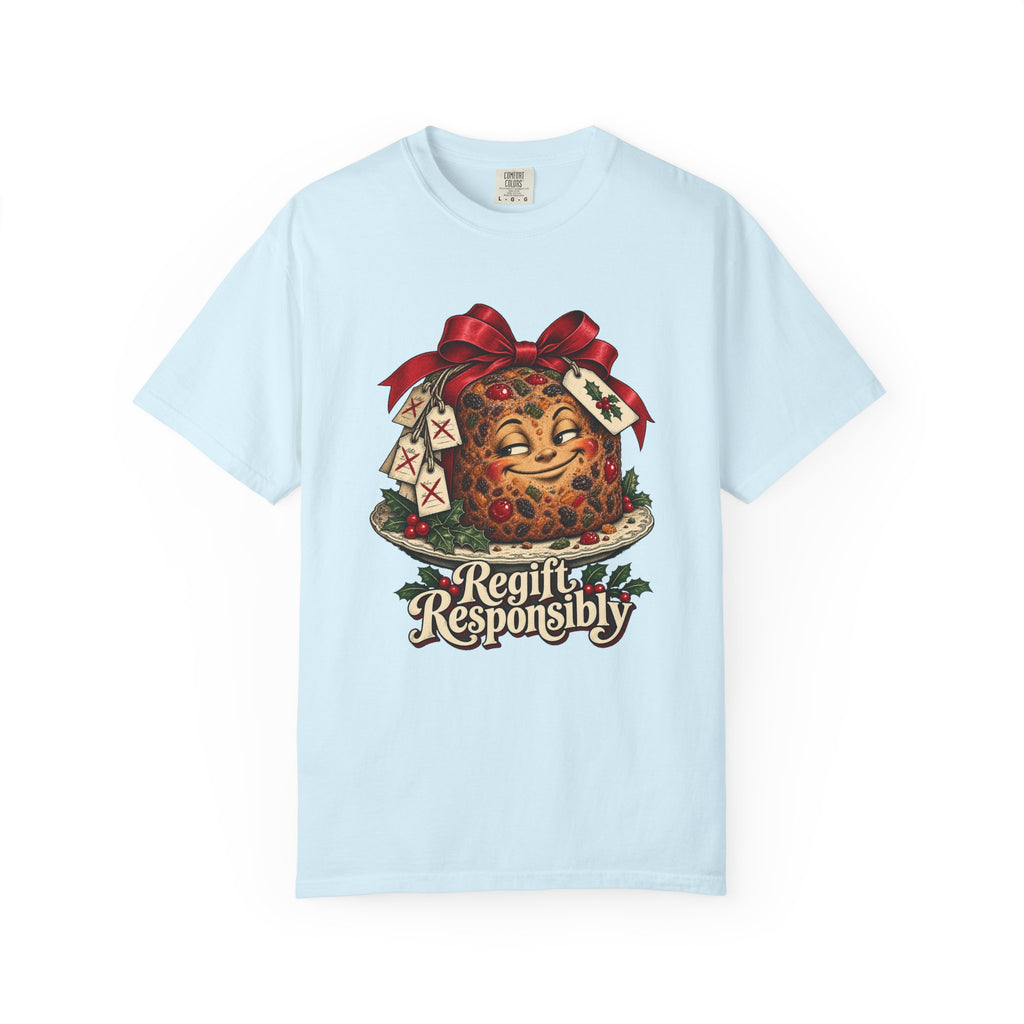 Regift Responsibly T-Shirt – Chambray