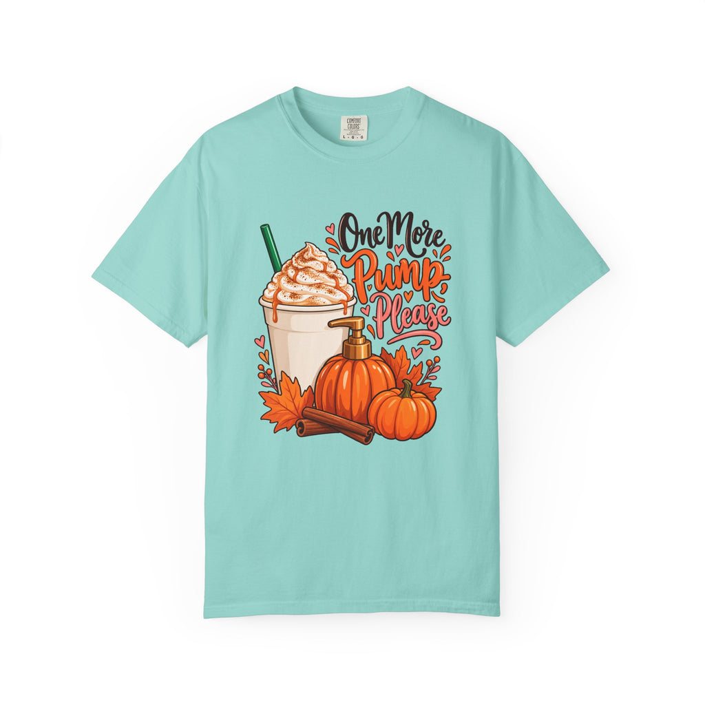 One More Pump, Please T-Shirt – Chalky Mint