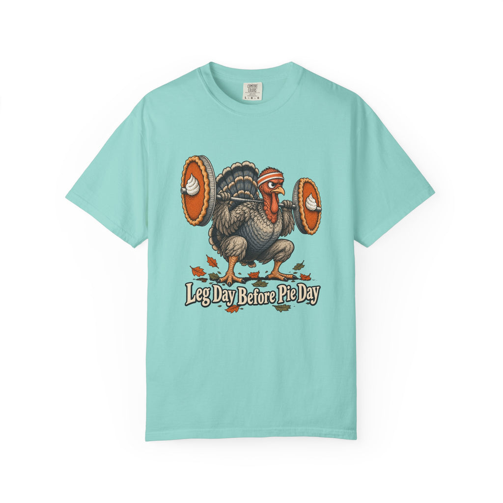 Leg Day Before Pie Day T-Shirt – Chalky Mint