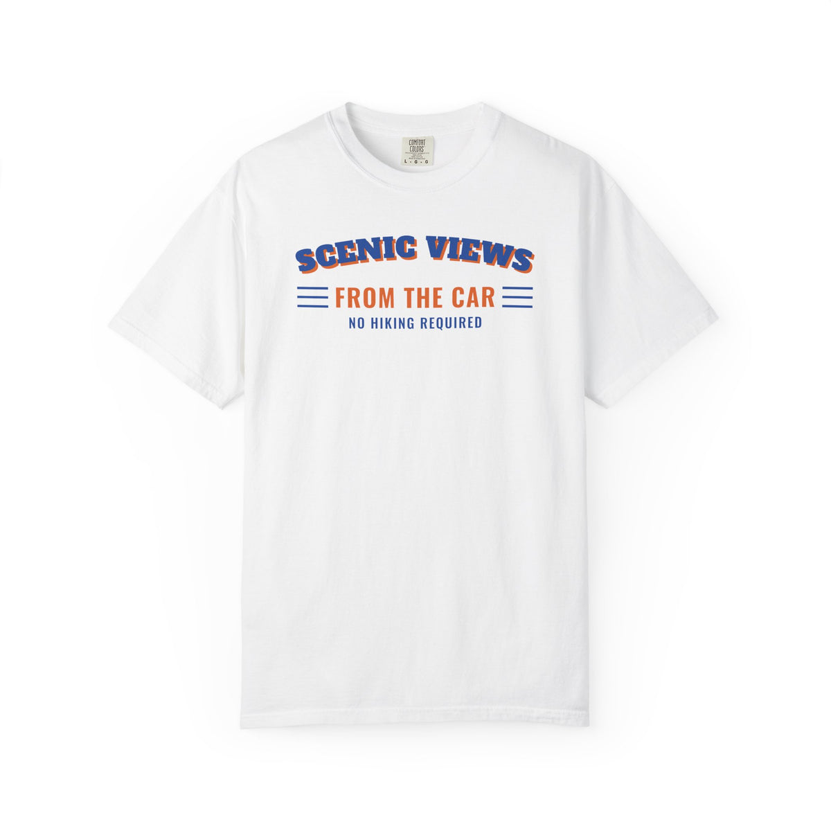 Scenic Views from the Car T-Shirt – White