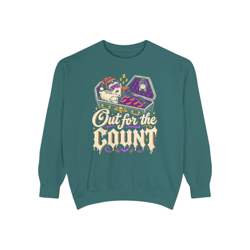 Out for the Count Sweatshirt – Blue Spruce