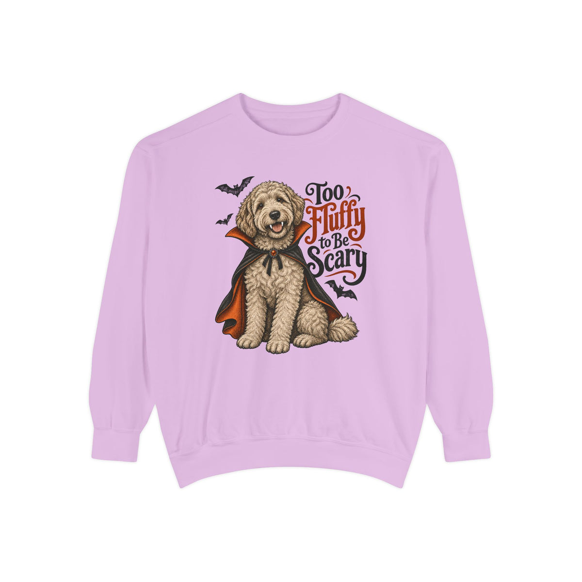 Too Fluffy to Be Scary Sweatshirt – Orchid