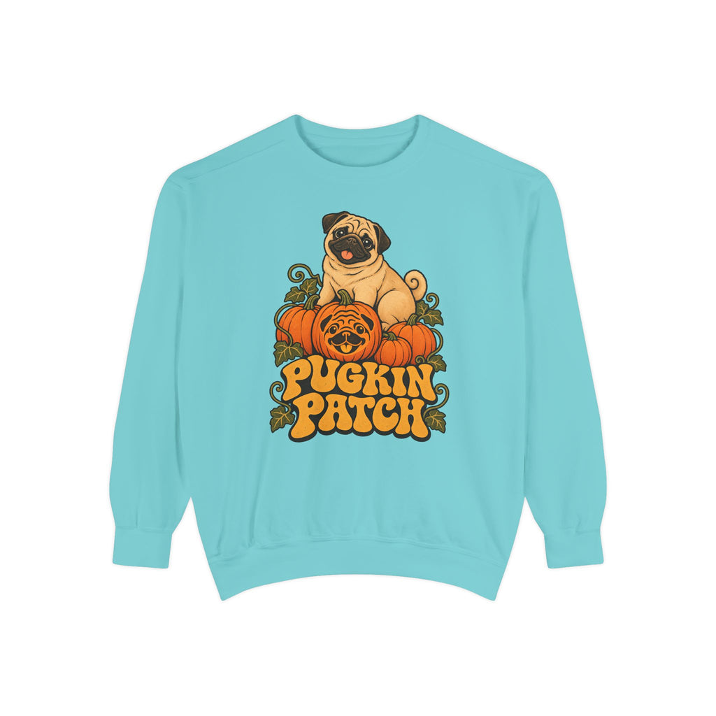Pugkin Patch Sweatshirt – Chalky Mint